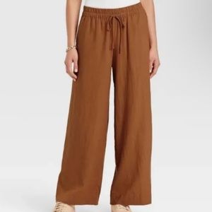 High Rise Linen Pants